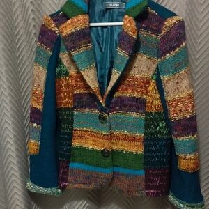 Ulu Multicolor Knit Women's Blazer
